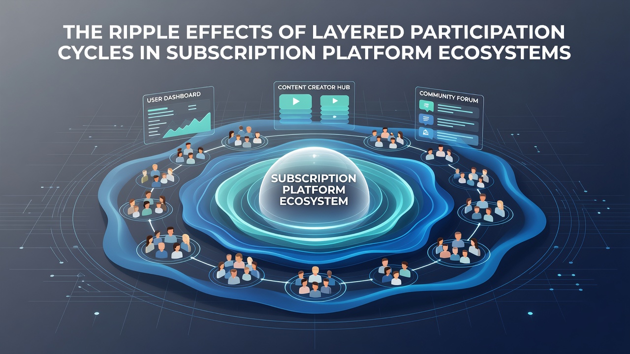 The Ripple Effects of Layered Participation Cycles in Subscription Platform Ecosystems
